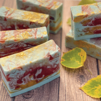 Shimmering Cranberry Fig Honey Soap