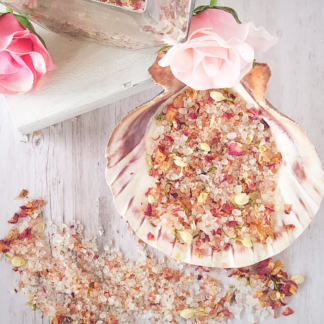 Wild Rose & Honey Bath Salts - Flights of Fancy Honey Bee Company