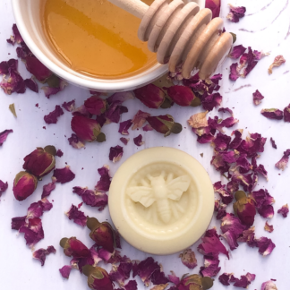 Wild Rose and Honey Lotion Bars