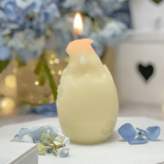 Hatching Chick White Beeswax Candle