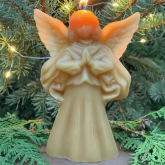 Christmas Angel Beeswax Candle