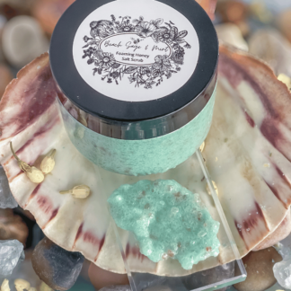 Beach Sage & Mint Foaming Honey Salt Scrub