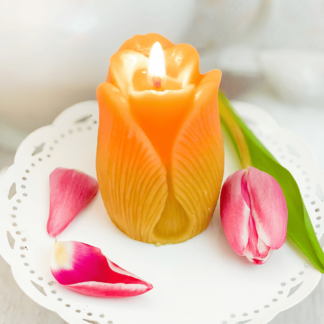 FOF Tulip Beeswax Candle Spring 1
